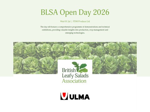 ULMA Packaging UK to showcase advanced packaging  solutions at British Leafy Salads Association Open Day 2026