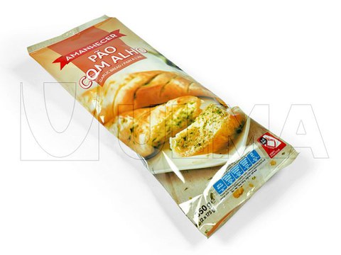 Toasted bread packaging in flow pack (hffs)