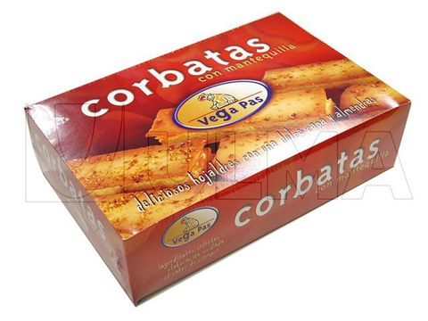 Pastry box packaging in flow pack (hffs) with shrink film