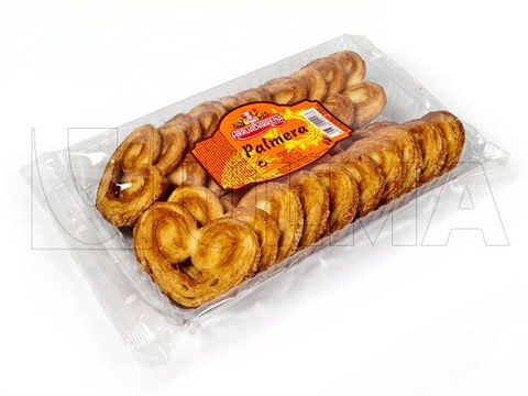 Puff pastries packaging in flow pack (hffs)