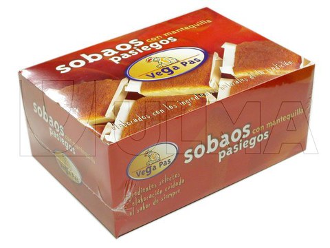 Cake boxes packaging in side seal with shrink film