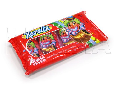 Croissants, napolitanas and different cakes packaging in flow pack wrapper (HFFS)