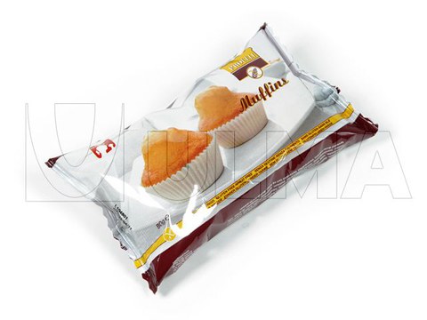 Muffins packaging in flow pack (hffs) with modified atmosphere (MAP)