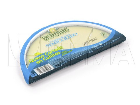 Cheese portions packaging in traysealing with modified atmosphere (MAP)