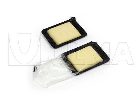 Cheese skin packaging in thermoforming in rigid film