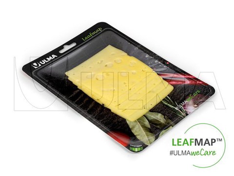 Cheese slices packaging in LeafMap(TM) traysealing sustainable solution