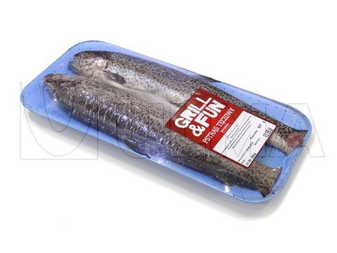 Fresh whole fish packaging in flow pack (hffs) with shrink barrier film BDF®
