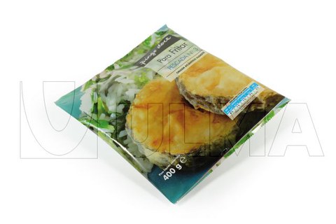 Frozen fish packaging in VFFS machine with LDPE film