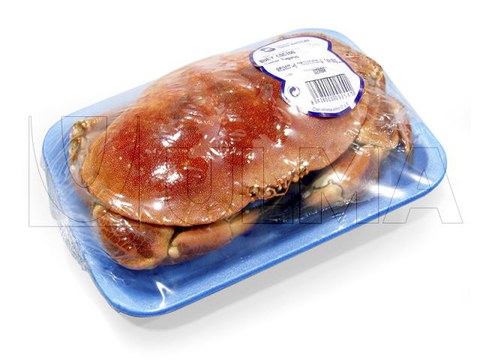 Frozen crab packaging in flow pack (hffs)