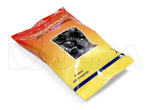 Frozen mussels packaging in vertical (vffs)