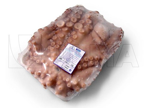 Octopus packaging in flow pack wrapper (HFFS)