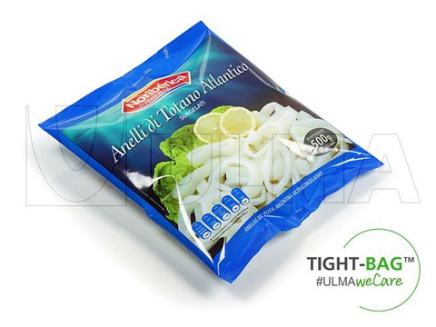 Squid rings packaging in vertical (VFFS) and Tight-bag(TM) system