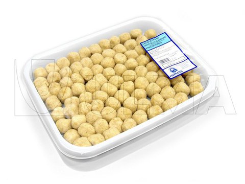 Crab croquettes packaging in traysealing