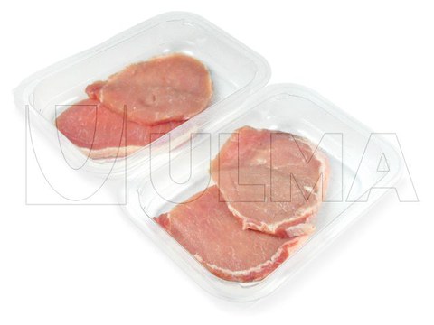 Fresh meat rigid material trays MAP packaging in tray sealing