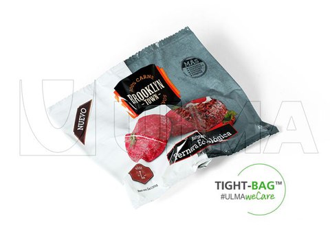 Frozen hamburgers packaging in vertical (vffs) with Tight-bag(TM) system
