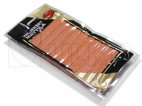 Sausage vacuum packaging in thermoforming in flexible film