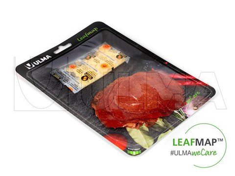Beef carpaccio packaging in LeafMap(TM) traysealing sustainable solution