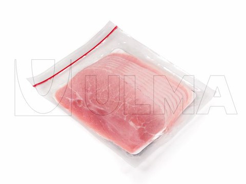Sliced ham MAP packing in thermoforming in flexible film