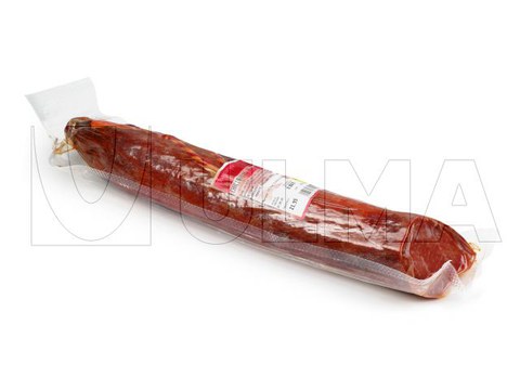 "Chorizo" vacuum packaging in thermoforming in flexible film