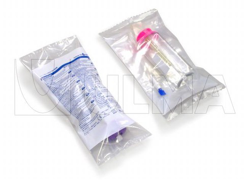 LV infusor bottle packaging in flow pack wrapper (HFFS)