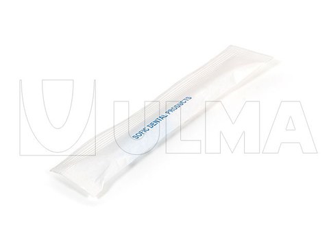 Medical device packaging in flow pack (hffs) with paper film