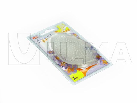 Gel insole packaging in blister pack