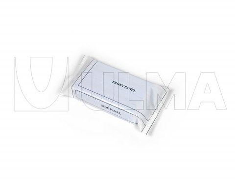 Soap packaging in flow pack wrapper