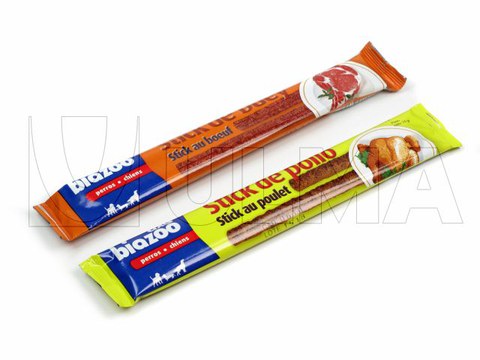 Petfood packaging in flow pack wrapper (HFFS)