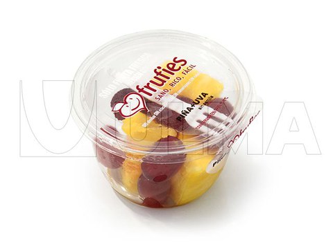 Ready to eat cutted fruit packaging in traysealing with modified atmosphere (MAP)