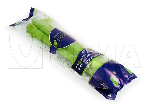 Celery packaging in flow pack wrapper (hffs)