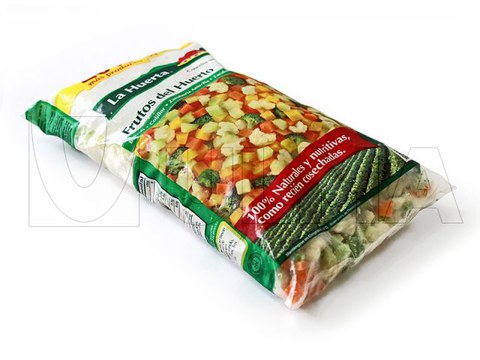 Frozen vegetables packaging in vertical (vffs)