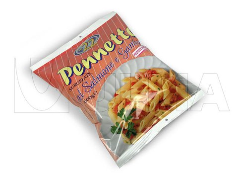 Cooked pasta packaging in vertical machine (vffs)