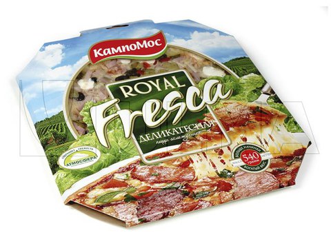Fresh pizza packaging in thermoforming with modified atmosphere (MAP)