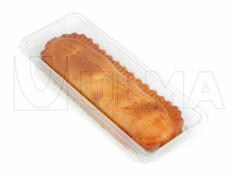 Refrigerated pie rigid material trays MAP packaging in tray sealing